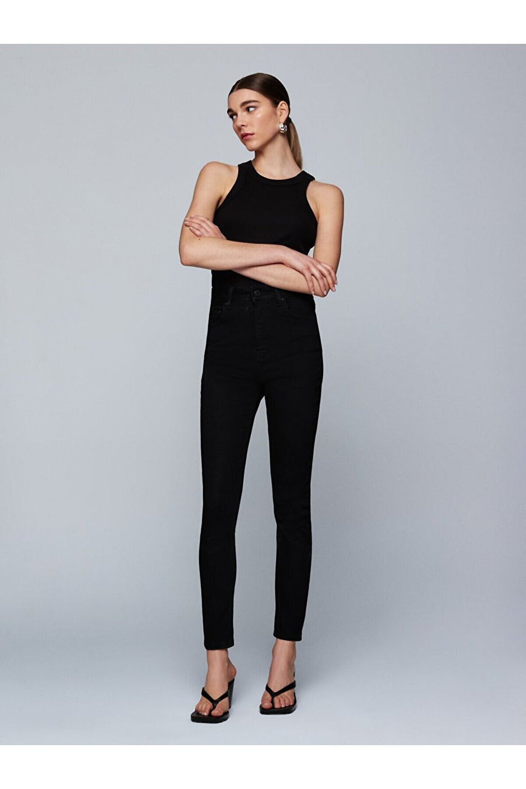 LTB Marcella X Jean Pantolon à taille haute à jambes droites - Noir_200