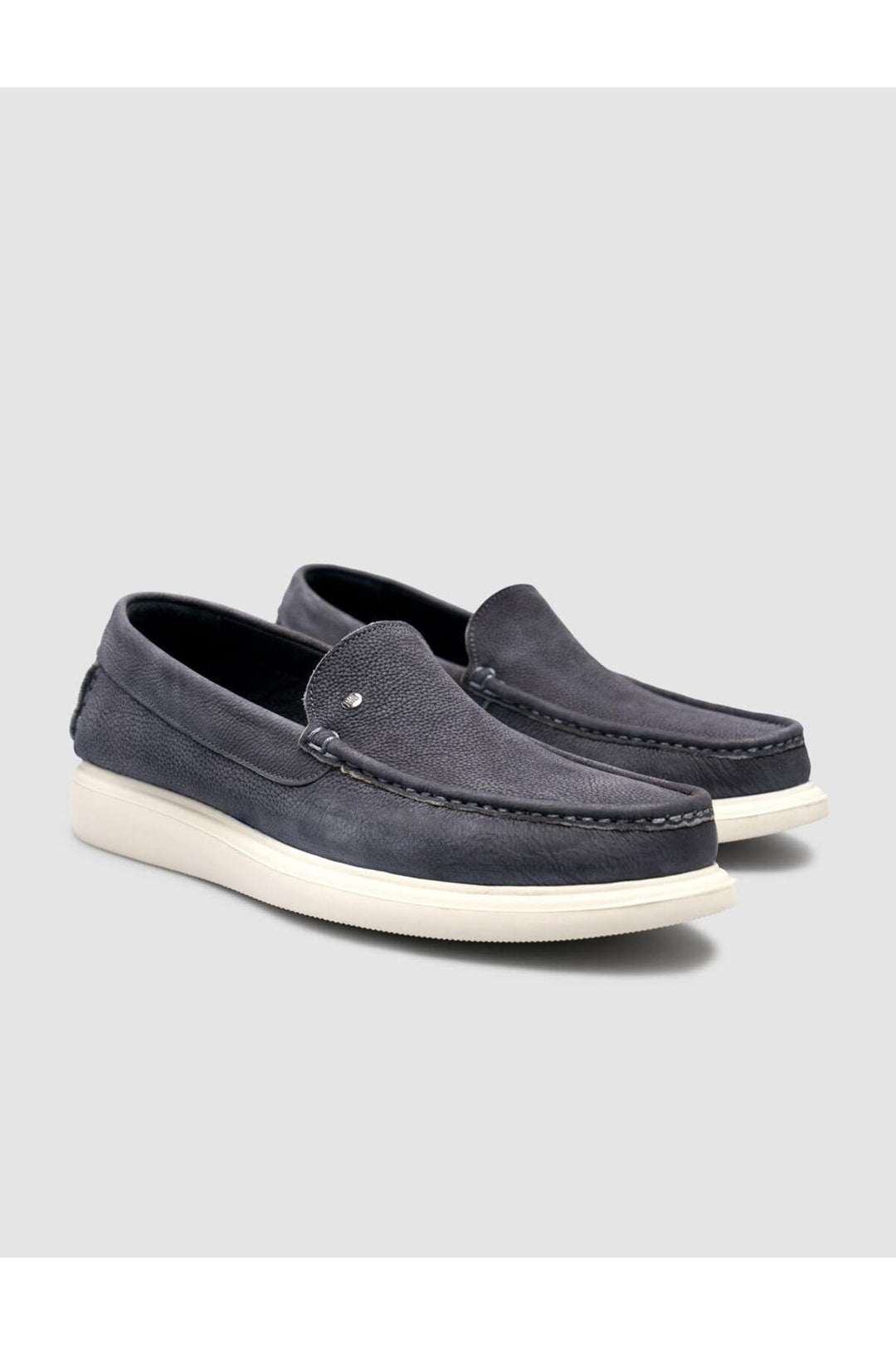 Cabani Shoes Chaussures Loafer pour hommes en Nubuck Fumé - Anthracite