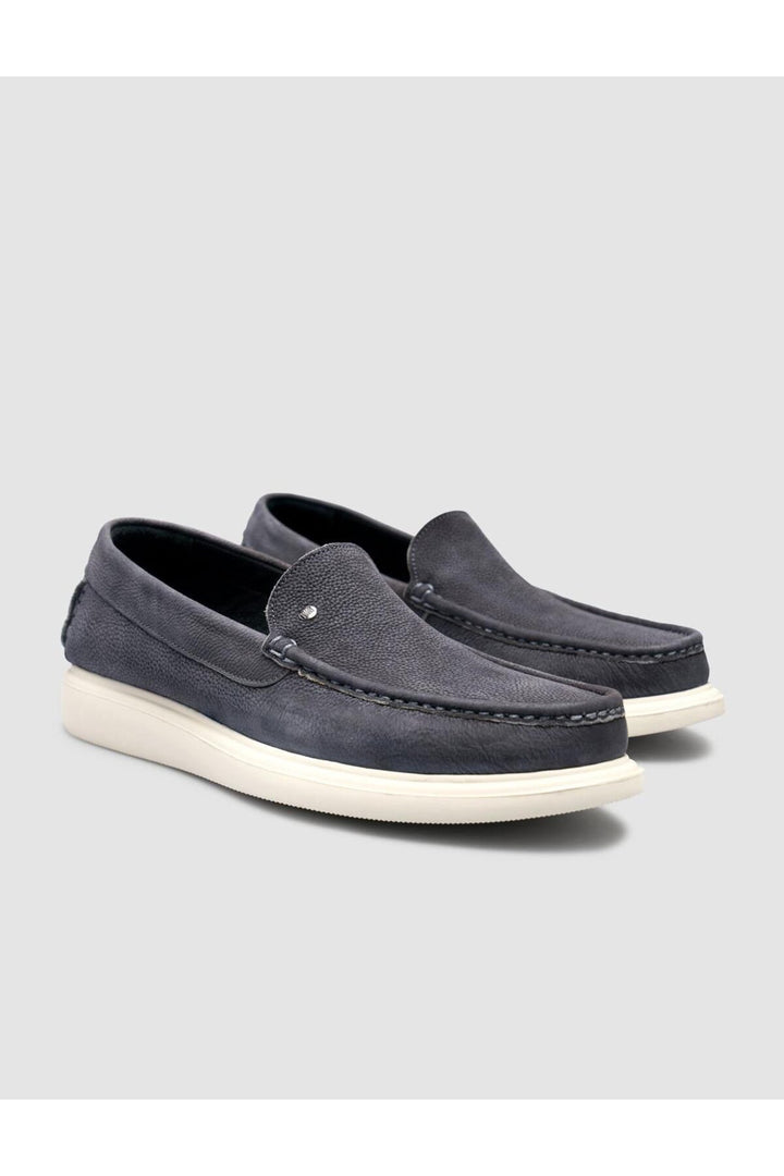 Cabani Shoes Chaussures Loafer pour hommes en Nubuck Fumé - Anthracite