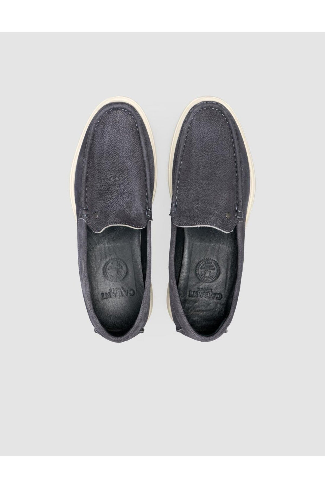 Cabani Shoes Chaussures Loafer pour hommes en Nubuck Fumé - Anthracite