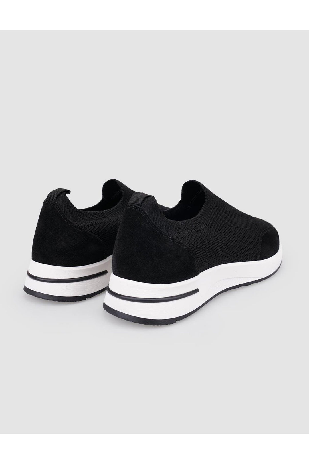 Cabani Shoes Rieti Triko Noir Chaussures de Sport pour Homme - Noir