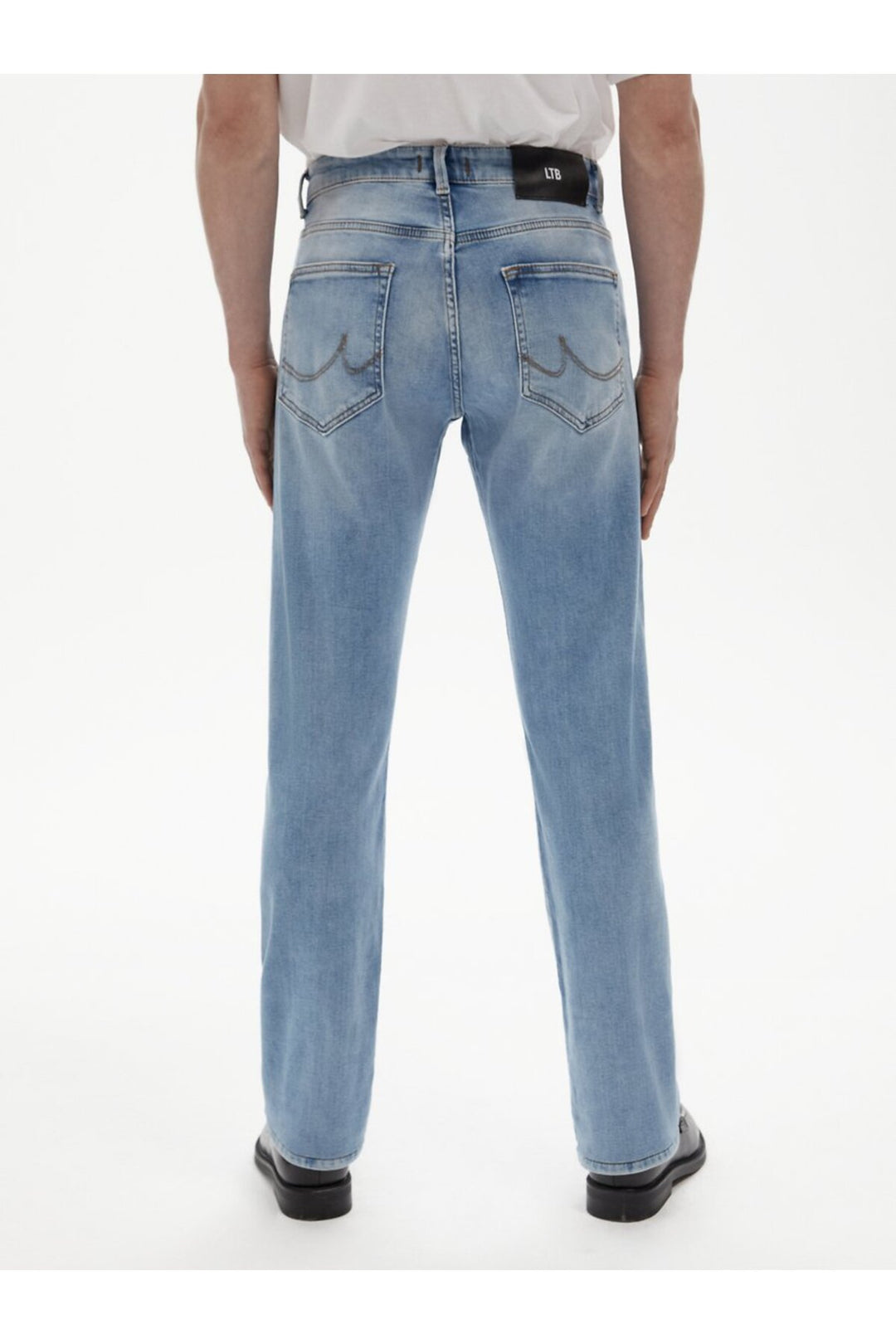 LTB Hollywood Z Jean Pantalon Taille Moyenne Jambe Droite Light Indigo - Clair Bleu