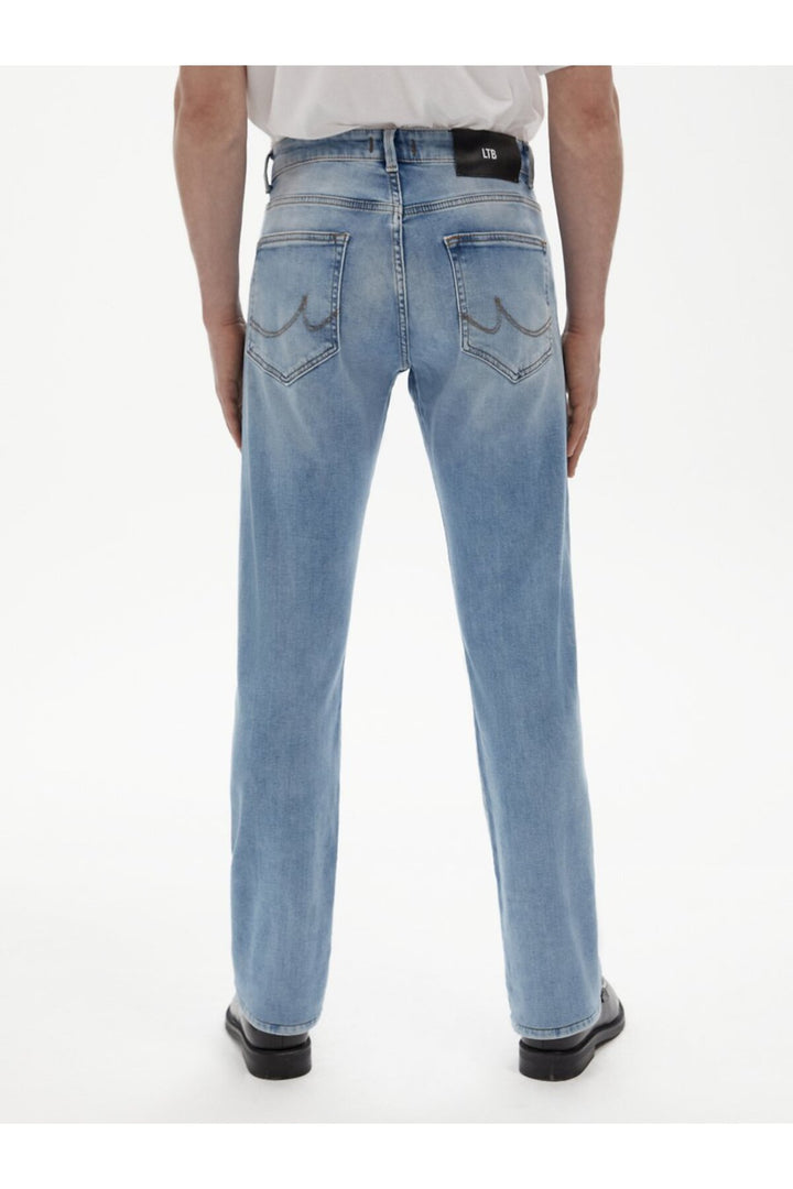 LTB Hollywood Z Jean Pantalon Taille Moyenne Jambe Droite Light Indigo - Clair Bleu