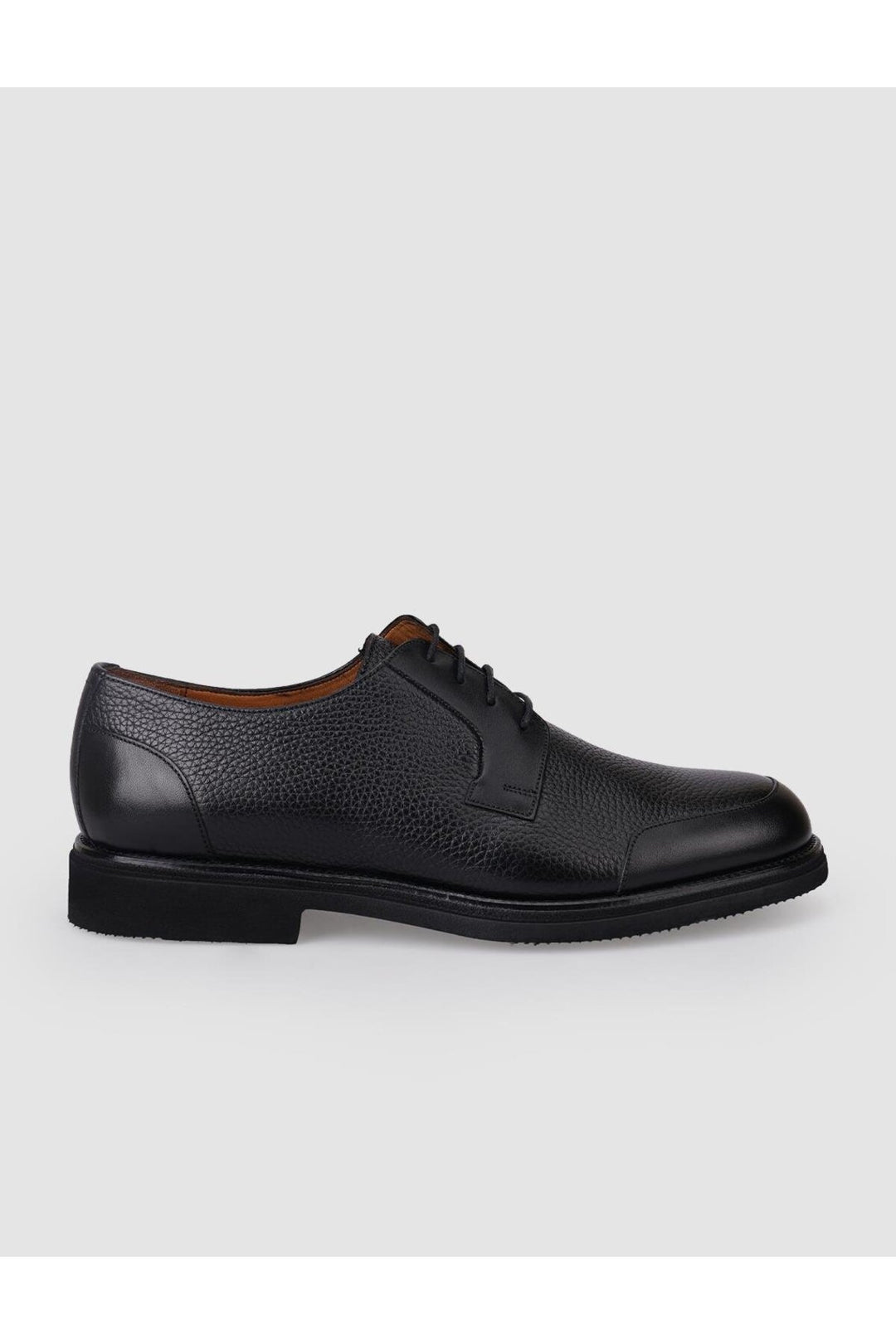Cabani Shoes Chaussures classiques pour hommes en cuir véritable noir à lacets 100% - Multicolore
