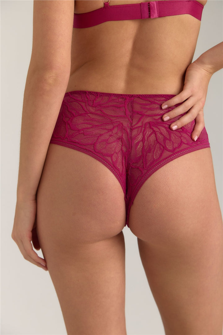 Lovely Things Culotte coquine en dentelle ANGEL - Fuchsia