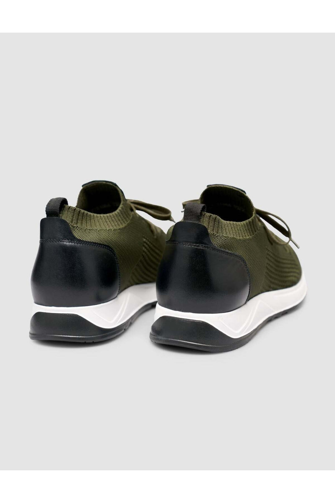 Cabani Shoes Chaussures de sport Napoli pour homme en tricot kaki - Multicolore