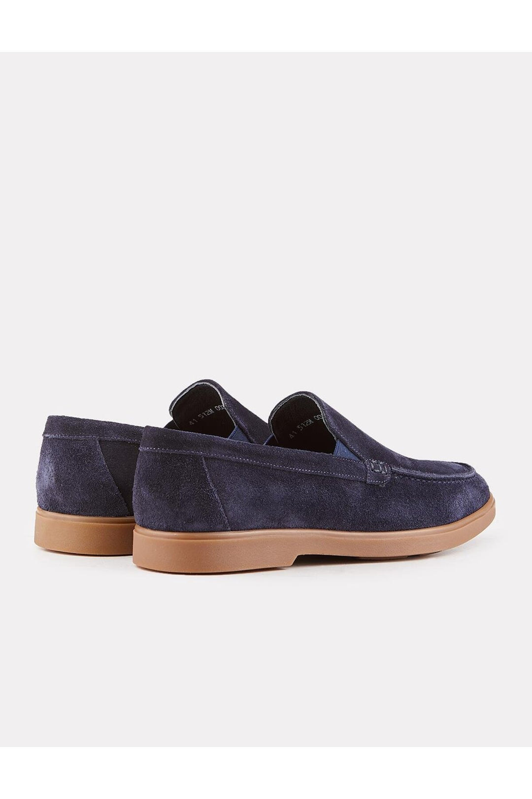 Cabani Shoes Bleu marine Suède Cuir Véritable Chaussures de Ville pour Homme - Bleu marine
