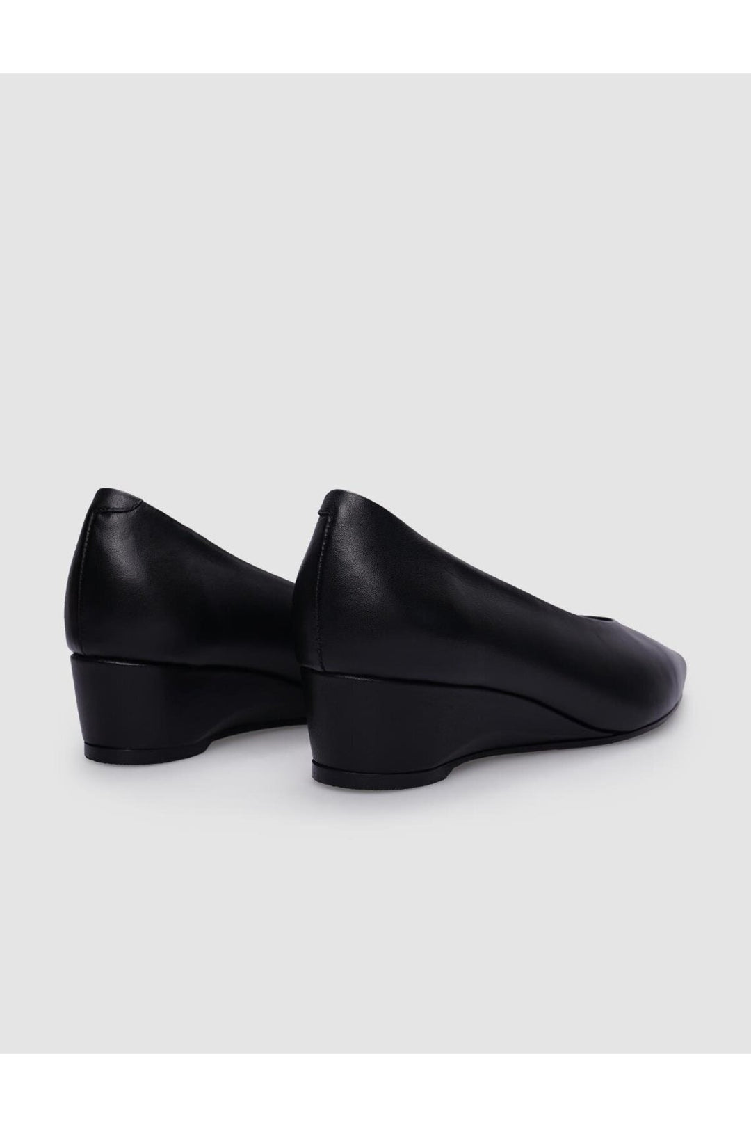 Cabani Shoes Chaussures à talons compensés pour femmes en cuir véritable noir 100% - Multicolore