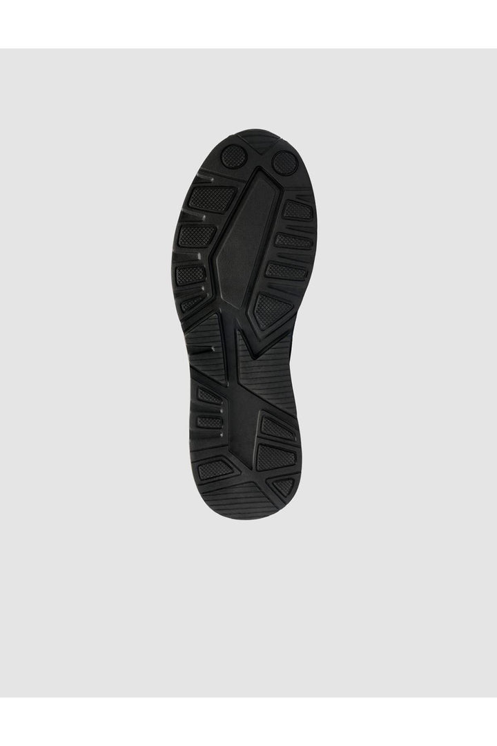 Cabani Shoes Peraren Baskets de sport en cuir texturé noir 100% - Noir