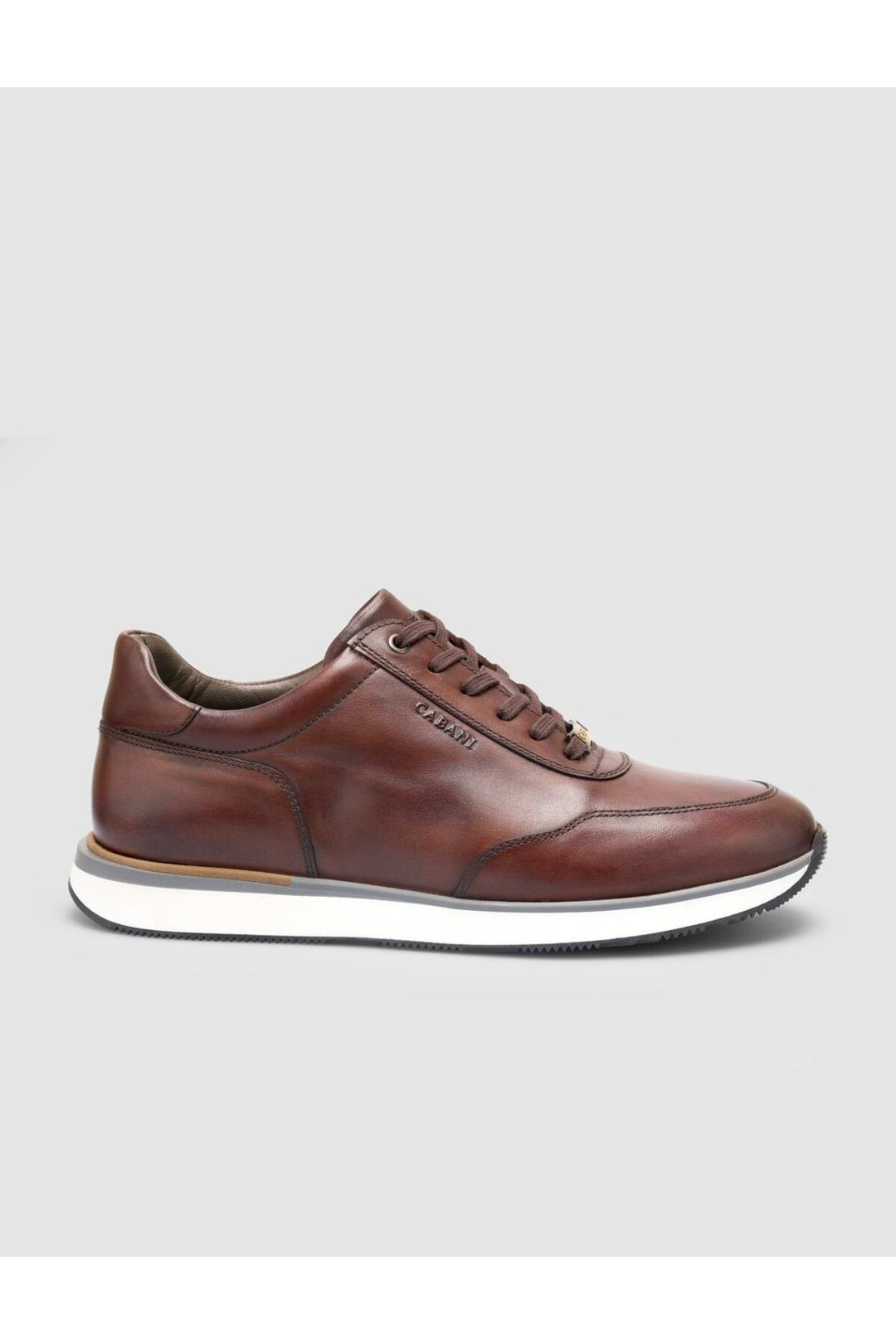 Cabani Shoes %100 Cuir Véritable Chaussures de Sport pour Hommes à Lacets Marron - Marron