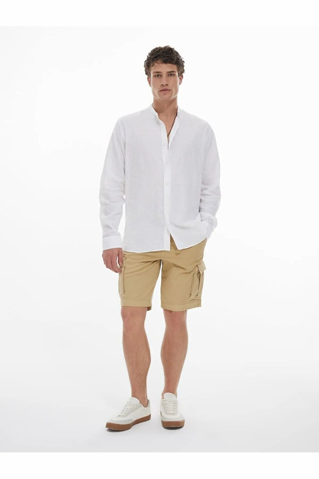 LTB Short Basic Gabardine Regular Cargo Beige