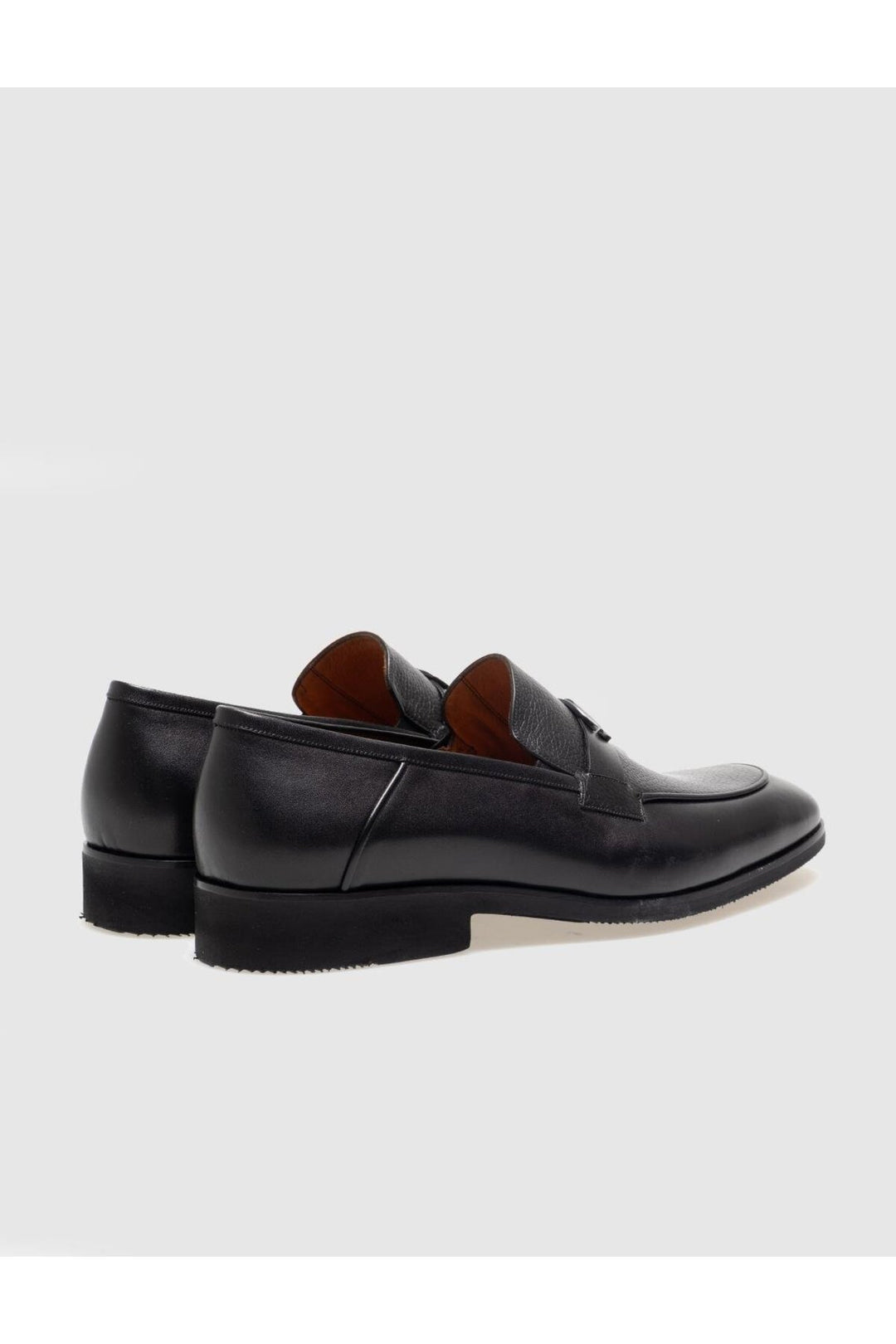 Cabani Shoes Chaussures classiques pour hommes en cuir véritable noires - Noir