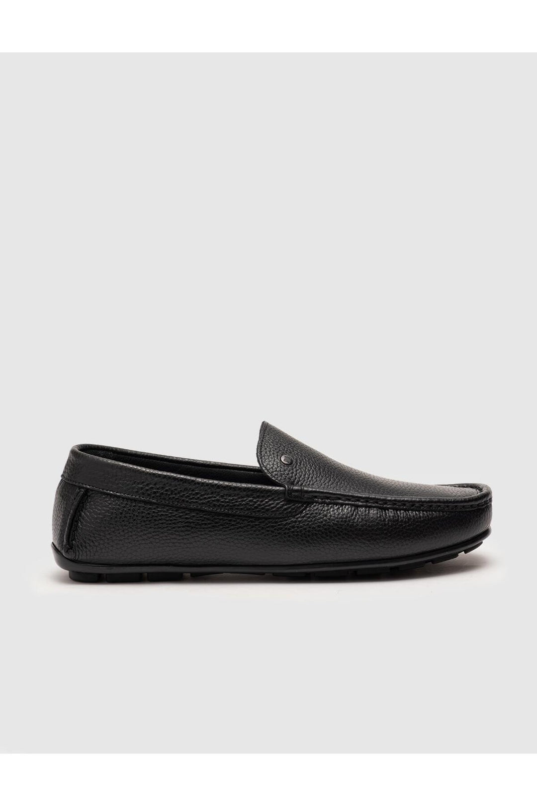 Cabani Shoes Mocassin homme en cuir véritable noir - Noir
