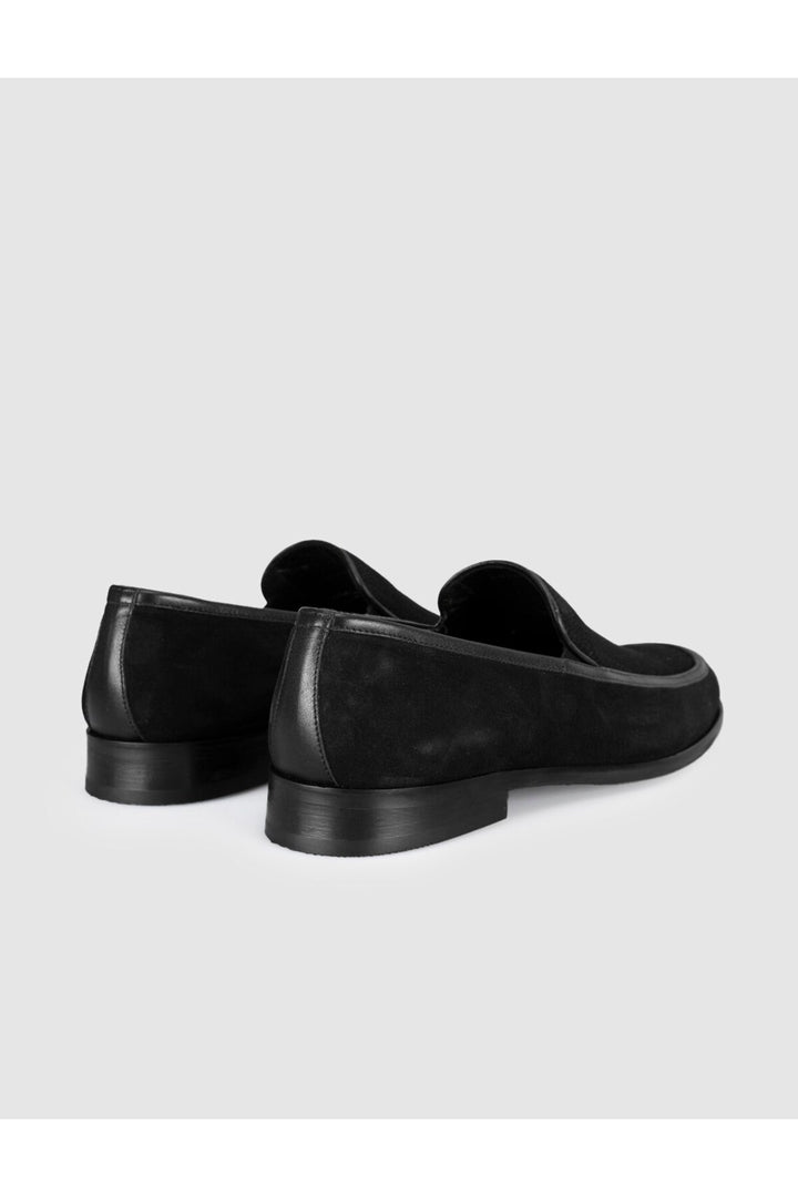 Cabani Shoes Loafer pour homme en cuir premium noir - Multicolore