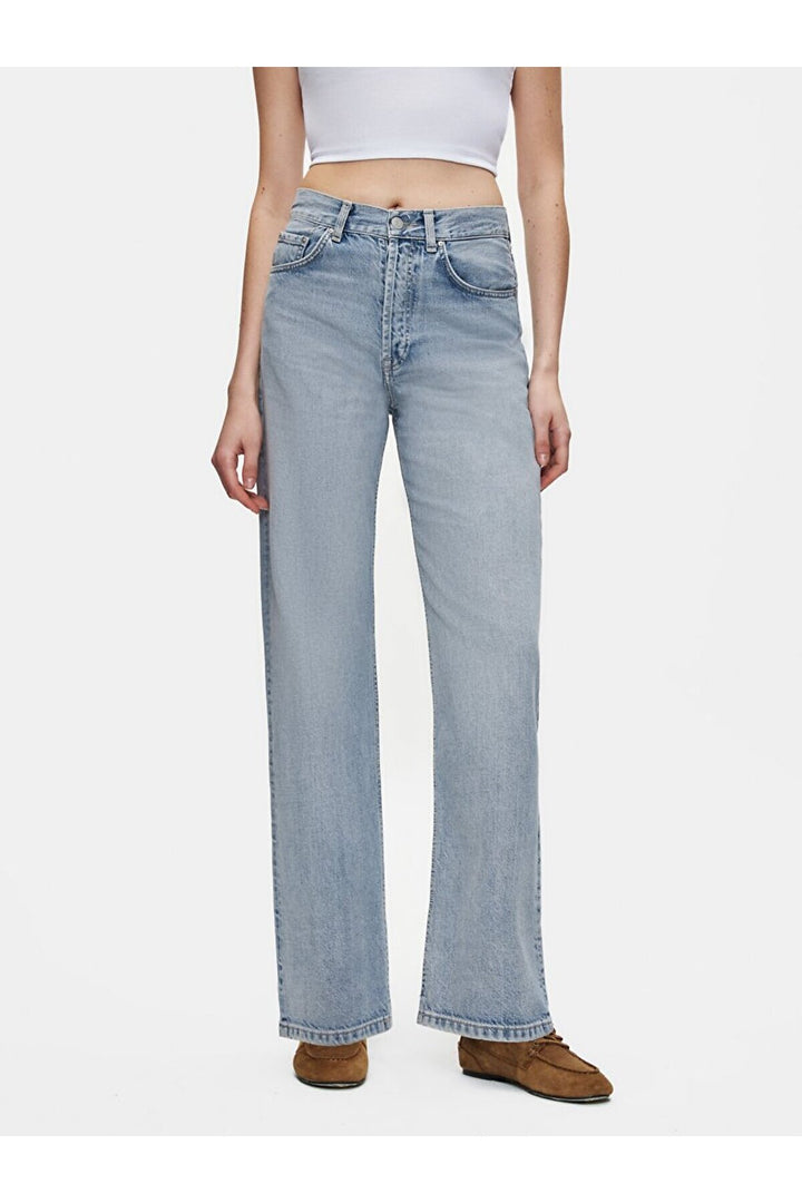 LTB Pantalon en jean coupe droite à taille haute Vanetta