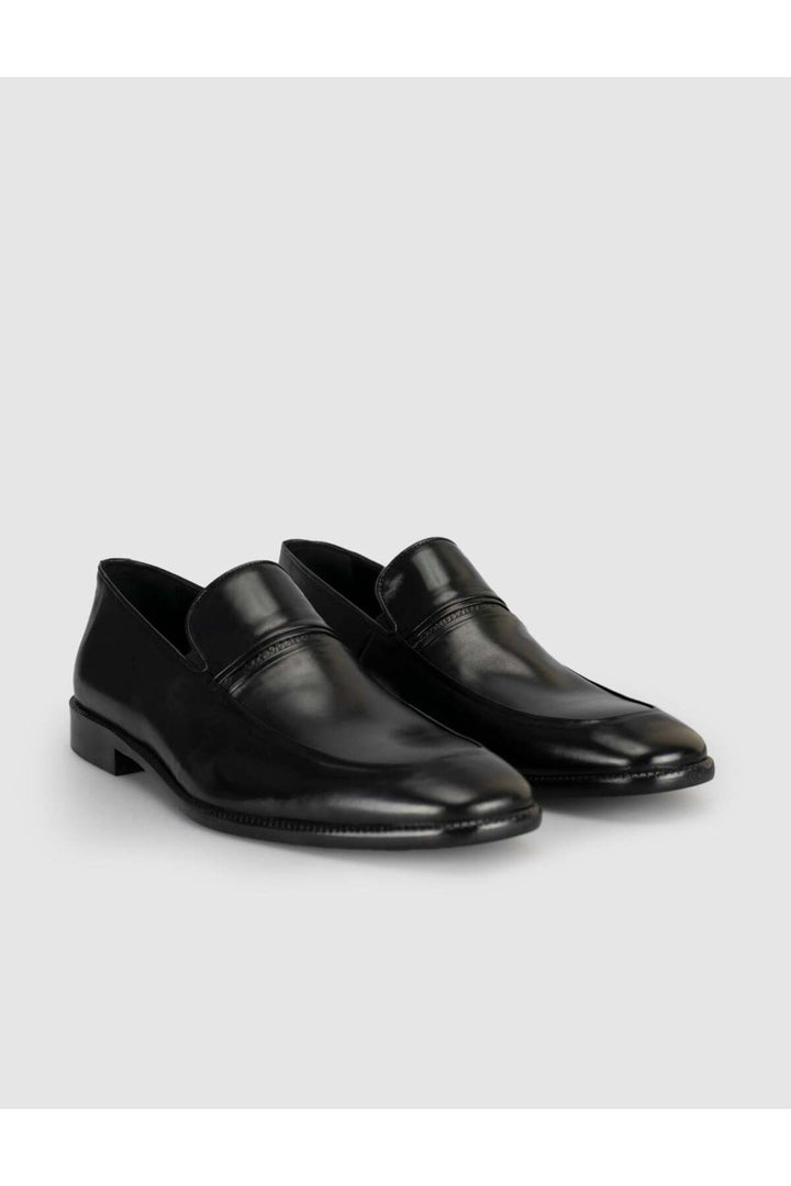 Cabani Shoes Chaussures classiques pour hommes en cuir noir premium - Multicolore