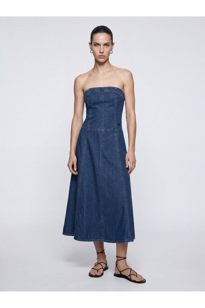 LTB Robe Marika Mid Indigo - Bleu