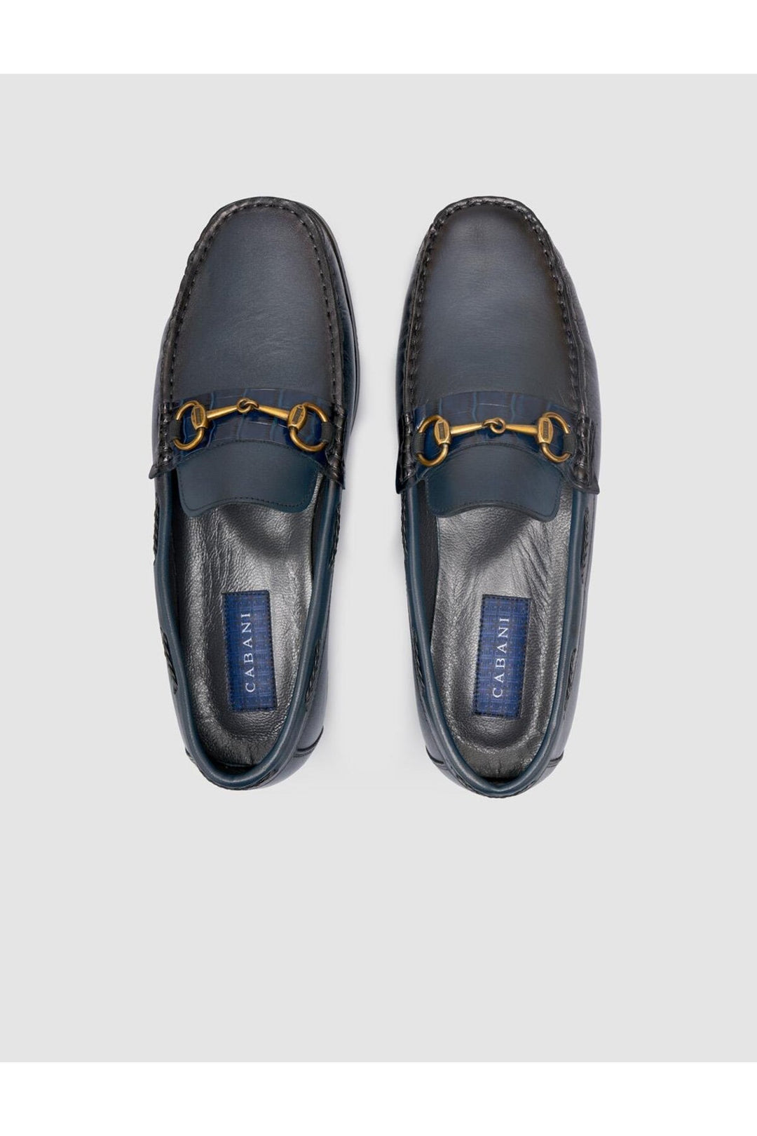 Cabani Shoes %100 Cuir Véritable Chaussures Classiques Pour Hommes Bleu Marine - Bleu marine