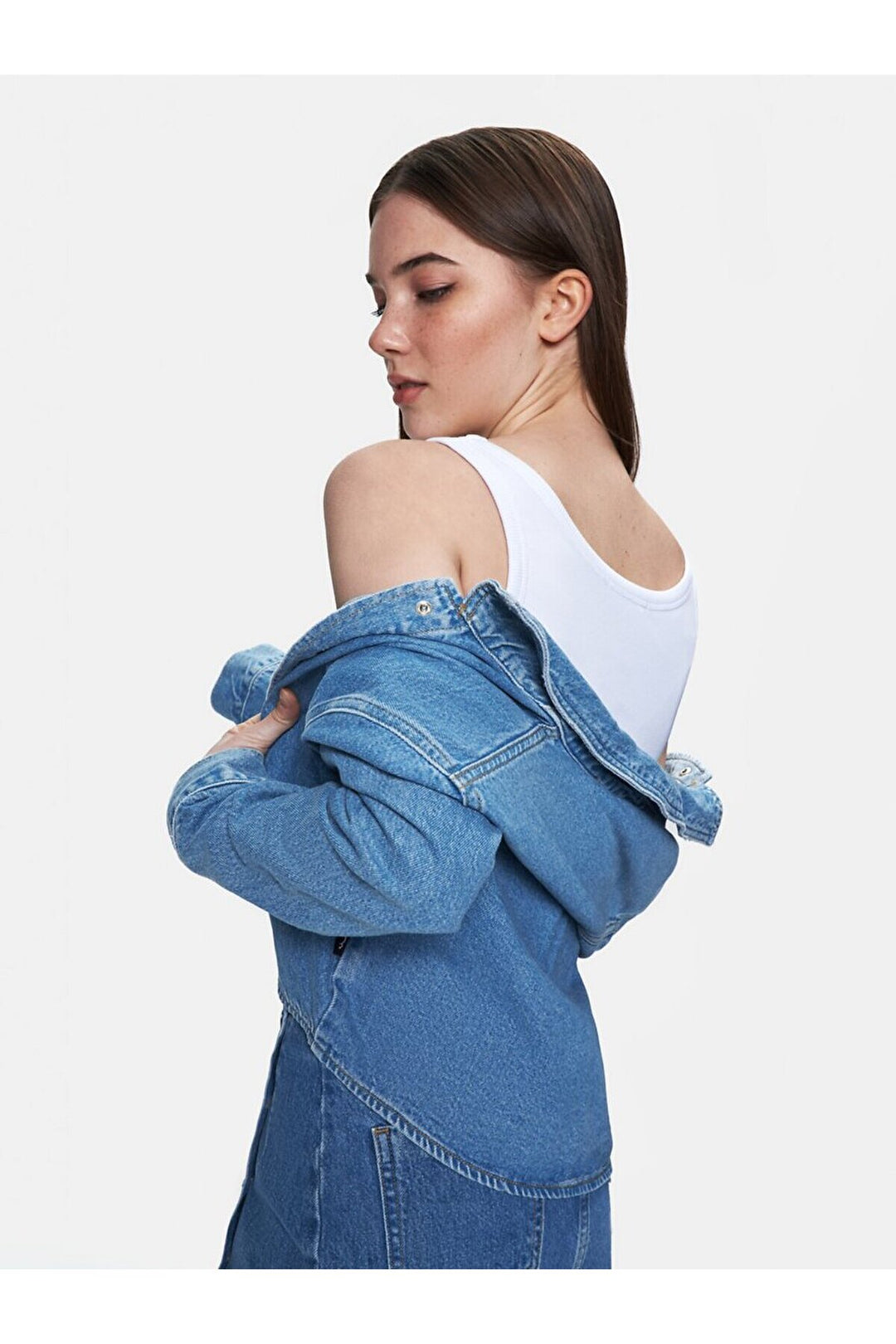LTB Chemise en Jean Courte Zeta - orta Bleu_55424