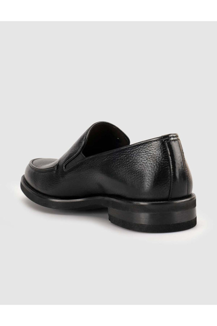 Cabani Shoes Chaussures Loafers Classiques pour Hommes en Cuir Véritable - Noir