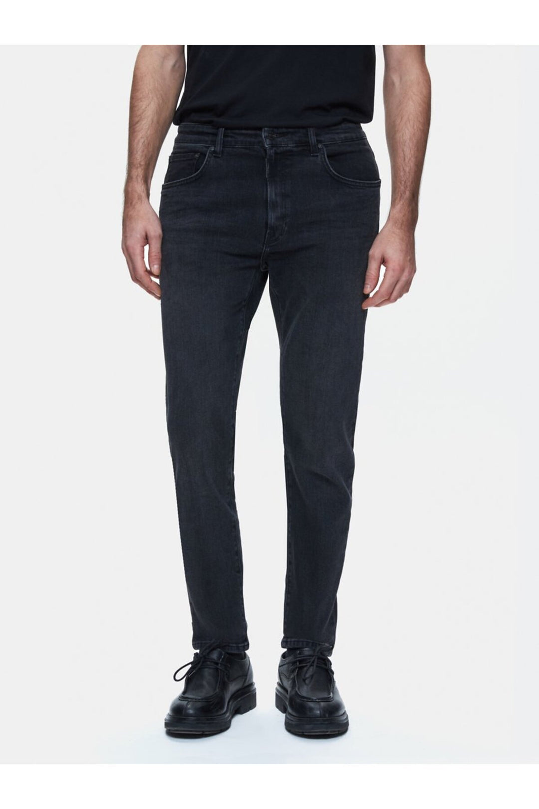LTB Jean Pantolon Mid Indigo à Taille Moyenne et Jambe Étroite Mateo - Bleu