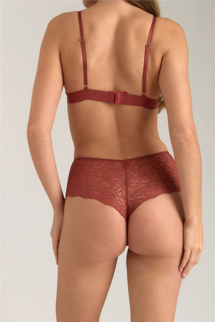 Lovely Things Culotte brésilienne KAREN Lacy - Écru