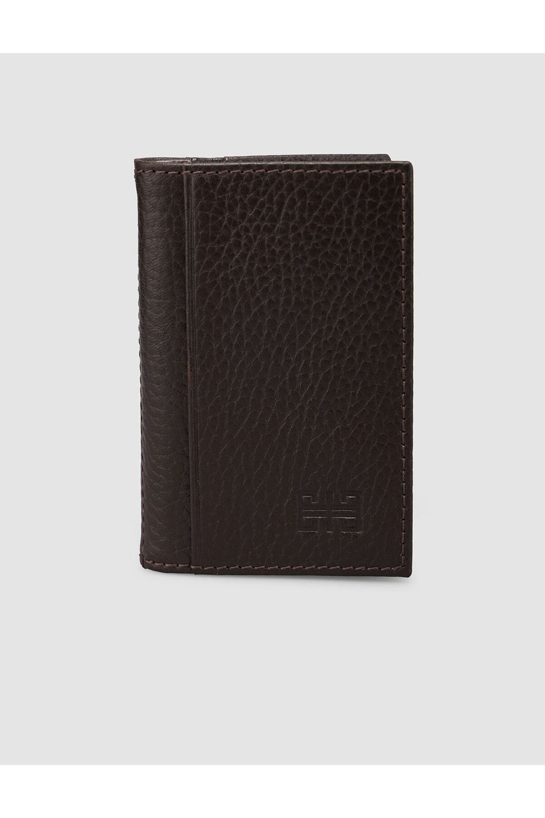 Cabani Shoes Porte-monnaie vertical en cuir véritable Kahve Floter (avec compartiment pour cartes) - Marron