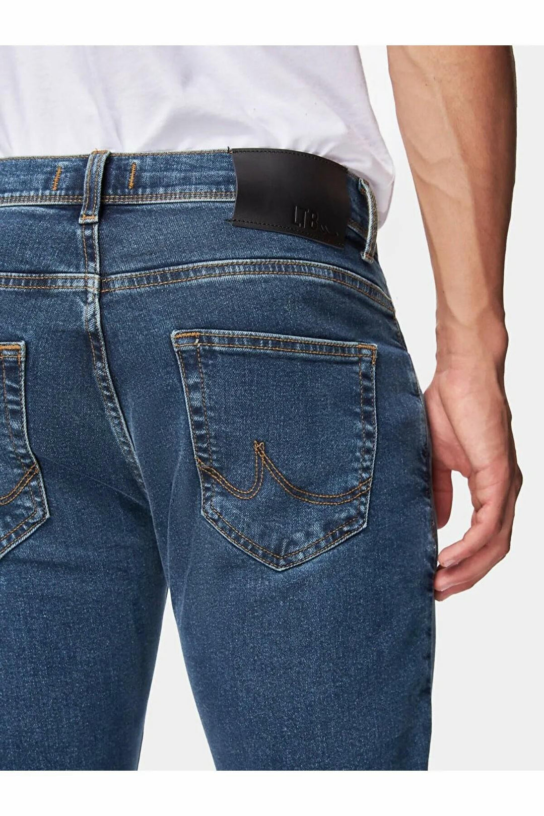 LTB Pantalon slim Sawyer Y mi-hauteur - Bleu̇_54073
