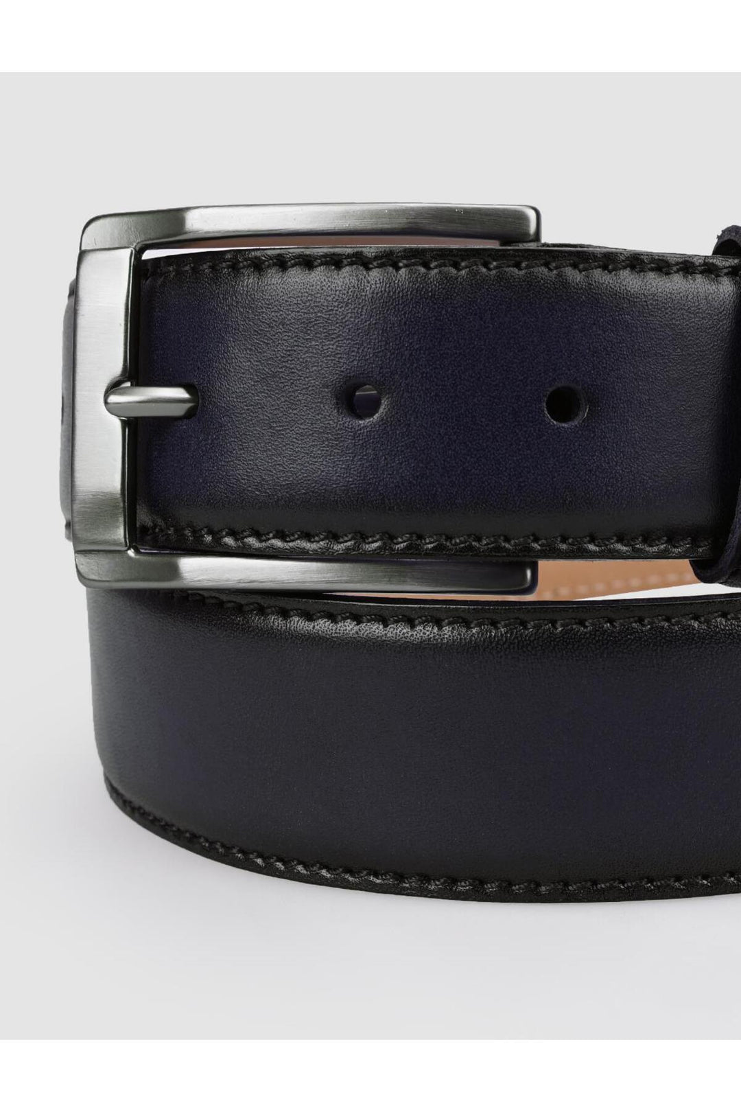 Cabani Shoes %100 Cuir Véritable Ceinture Quotidienne pour Homme Bleu marine 4 cm - Bleu marine