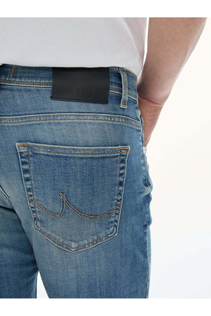 LTB Pantalon en jean à taille moyenne Lawrıe Y Narrow Leg