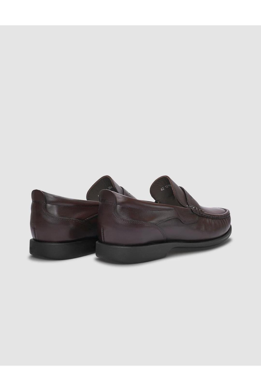 Cabani Shoes Chaussures de ville pour hommes en cuir véritable marron - Marron