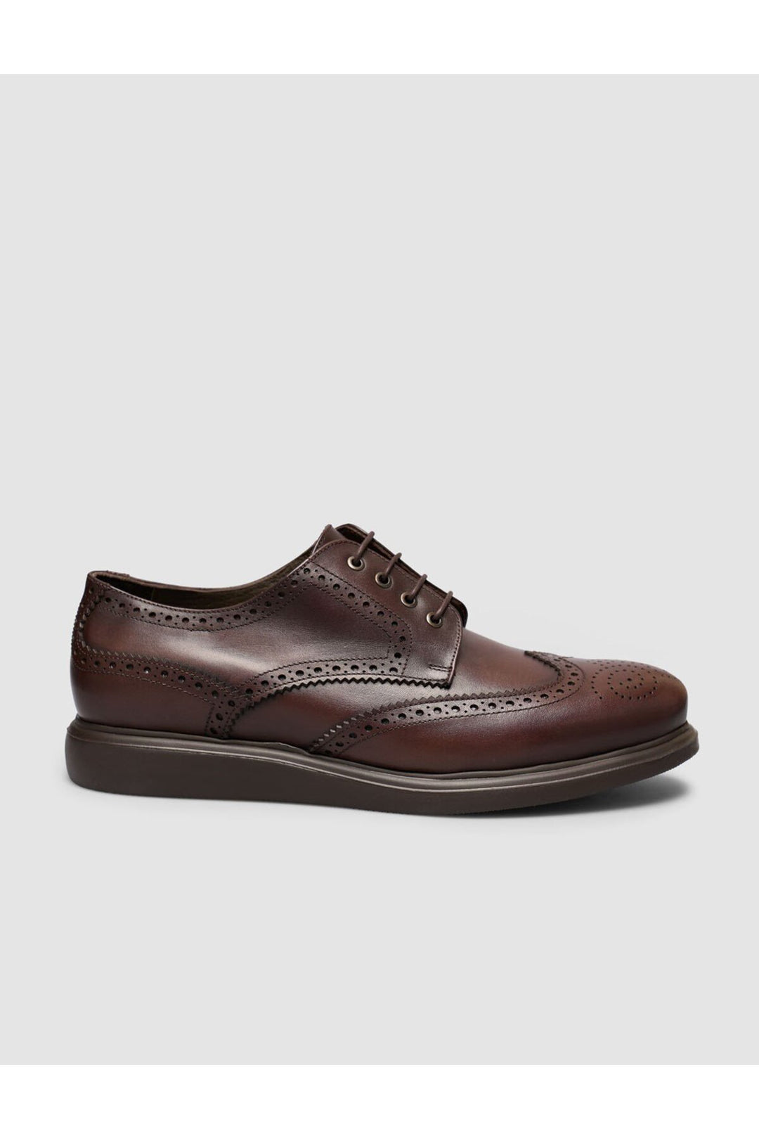 Cabani Shoes Chaussures de ville pour hommes en cuir véritable marron à lacets Eva Taban - Multicolore