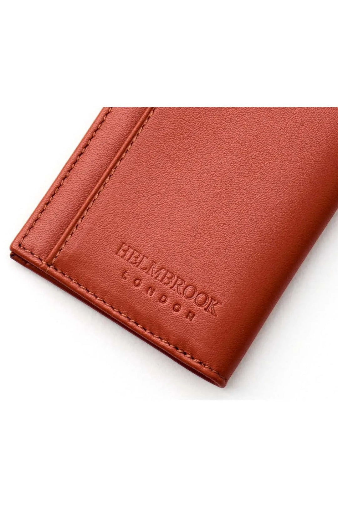 helmbrook Porte-cartes pour homme en cuir véritable multi-baie protégé par RFID Townsend Tan