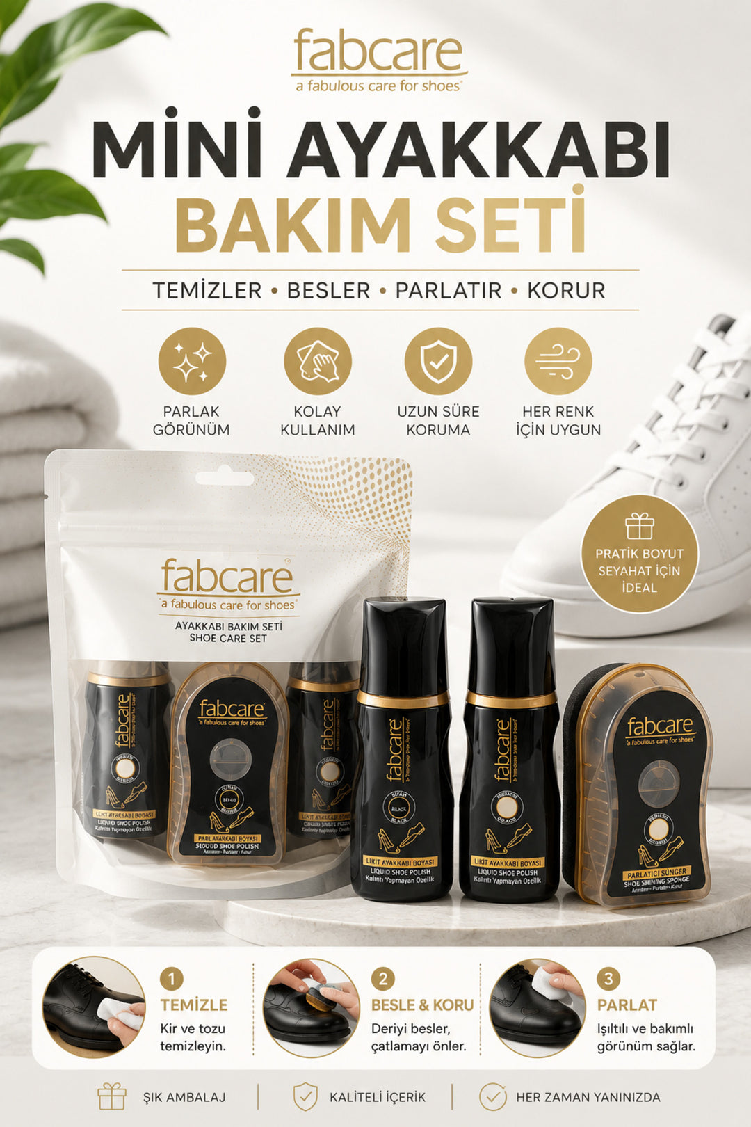 Cabani Shoes Mini Kit d'Entretien pour Chaussures Mixte