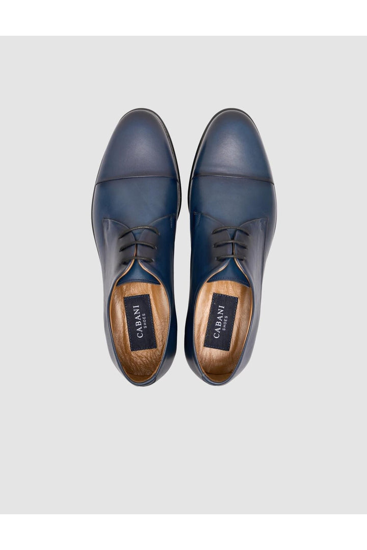 Cabani Shoes %100 Cuir véritable Chaussures classiques pour hommes Bleu marine - Bleu marine