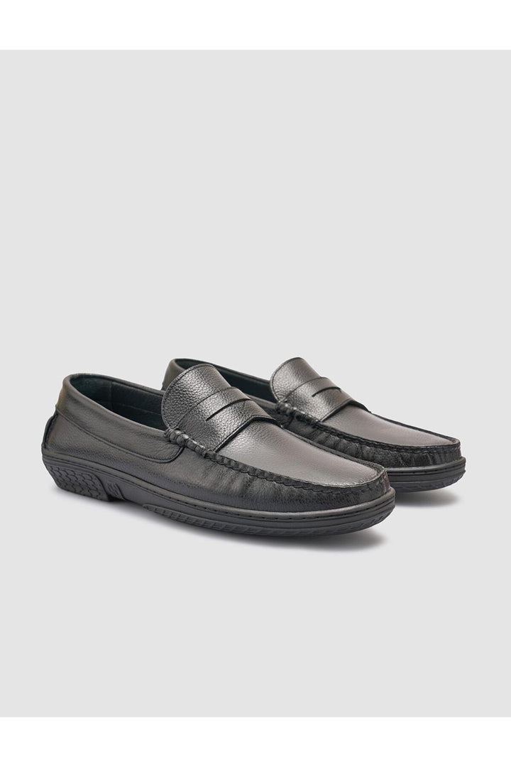 Cabani Shoes Chaussures de ville pour hommes en cuir véritable noir 100% - Multicolore