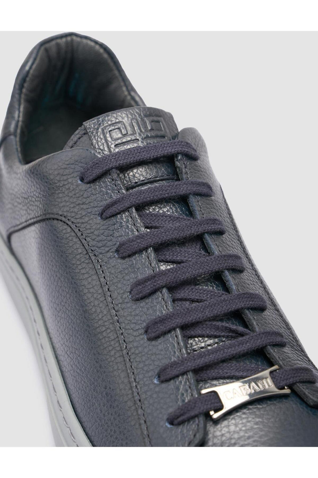Cabani Shoes %100 Cuir véritable Bleu marine Chaussures de sport pour hommes - Bleu marine