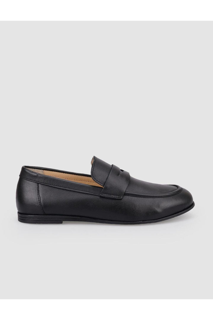 Cabani Shoes %100 Cuir Véritable Mocassins Femme Noir - Noir