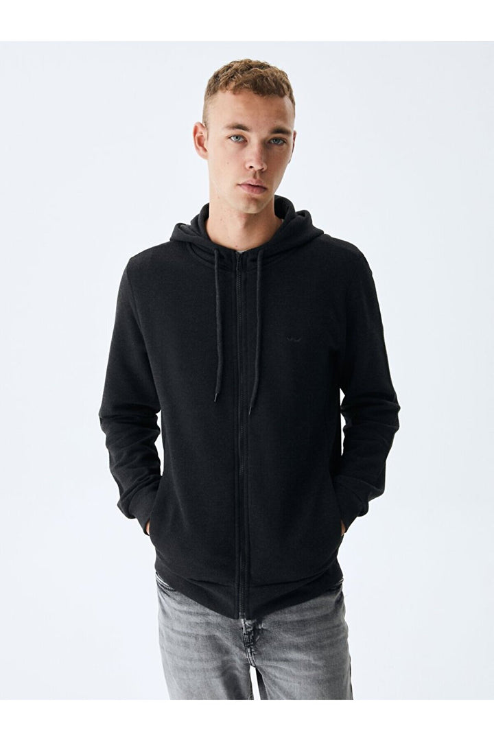 LTB Sweat-shirt zippé à capuche anthracite