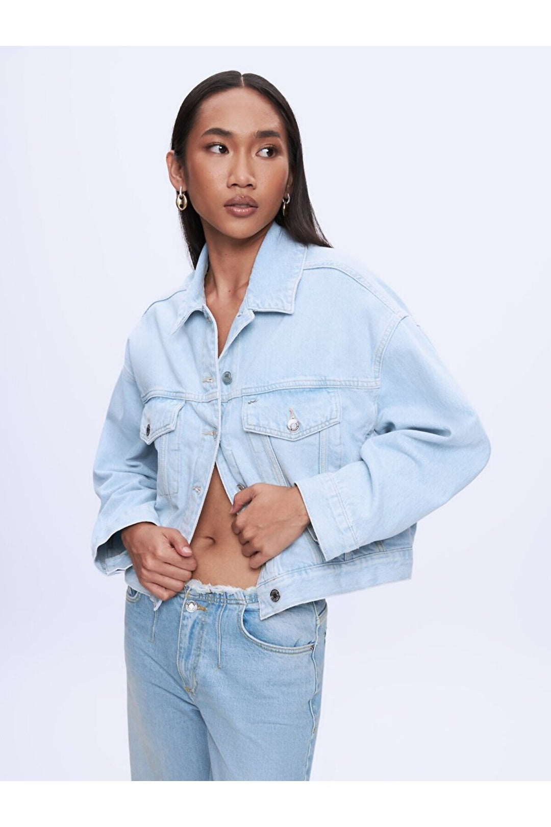 LTB Veste oversize Celia - Clair Bleu_55056