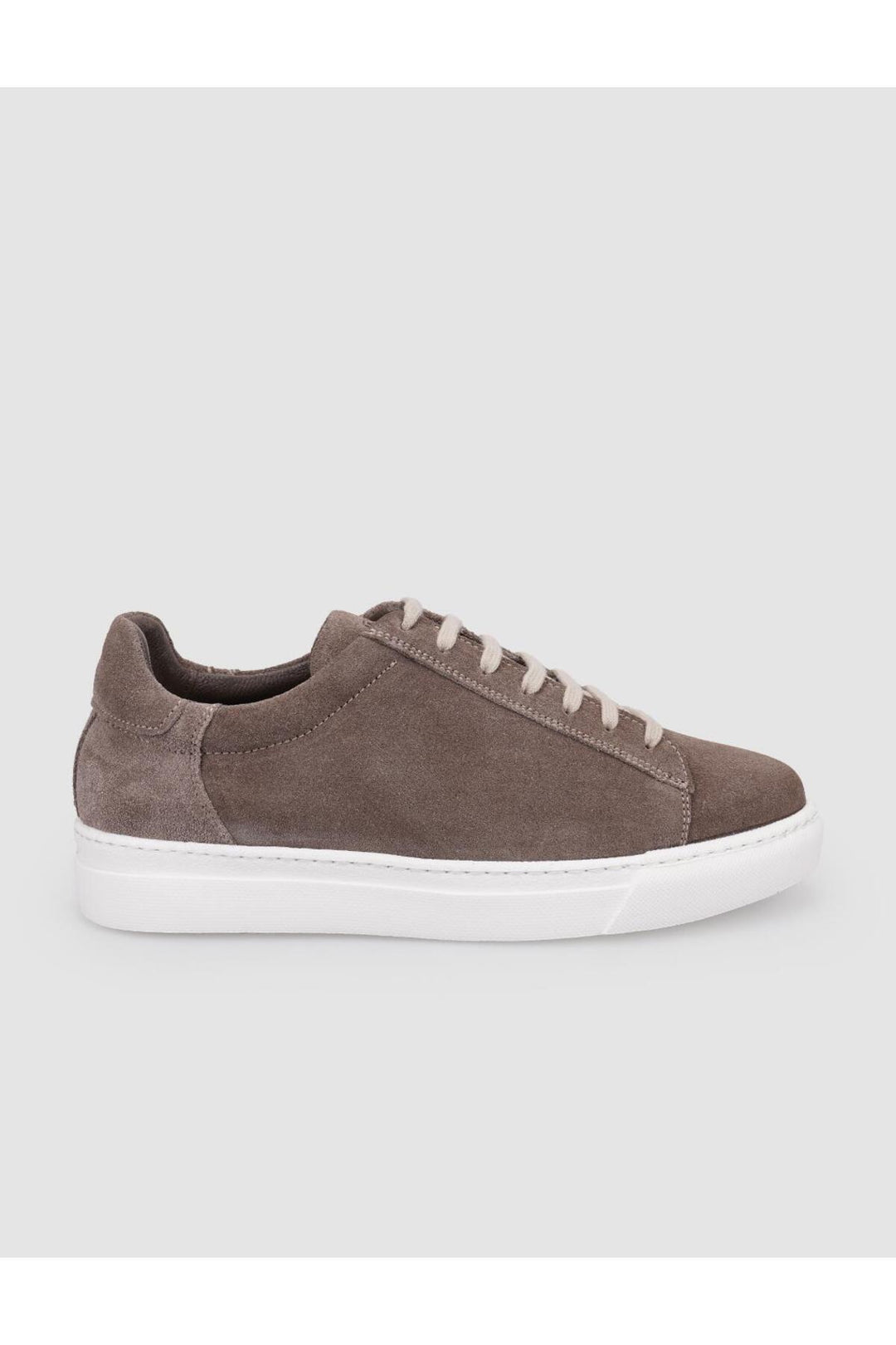Cabani Shoes Chaussures de sport pour hommes en daim vison véritable 100% cuir avec lacets. - Vison