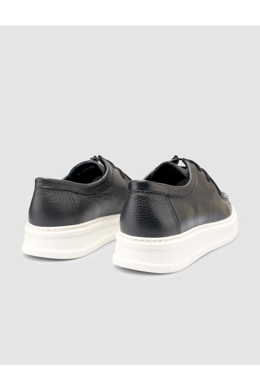 Cabani Shoes Chaussures de ville pour hommes en cuir véritable noir 100% - Noir