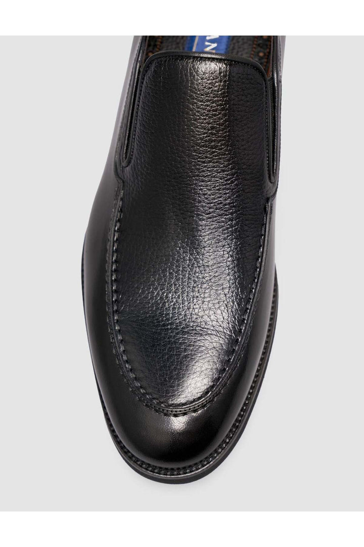 Cabani Shoes Chaussures classiques pour hommes en cuir véritable noir premium - Multicolore