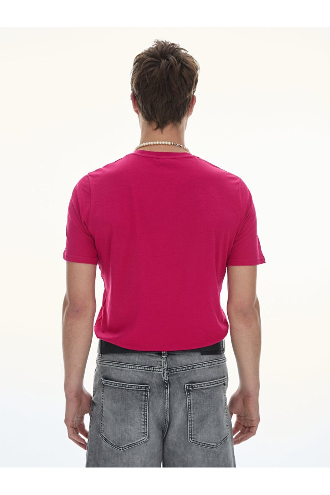 LTB T-shirt violet classique à manches courtes Zero Collar Pressure