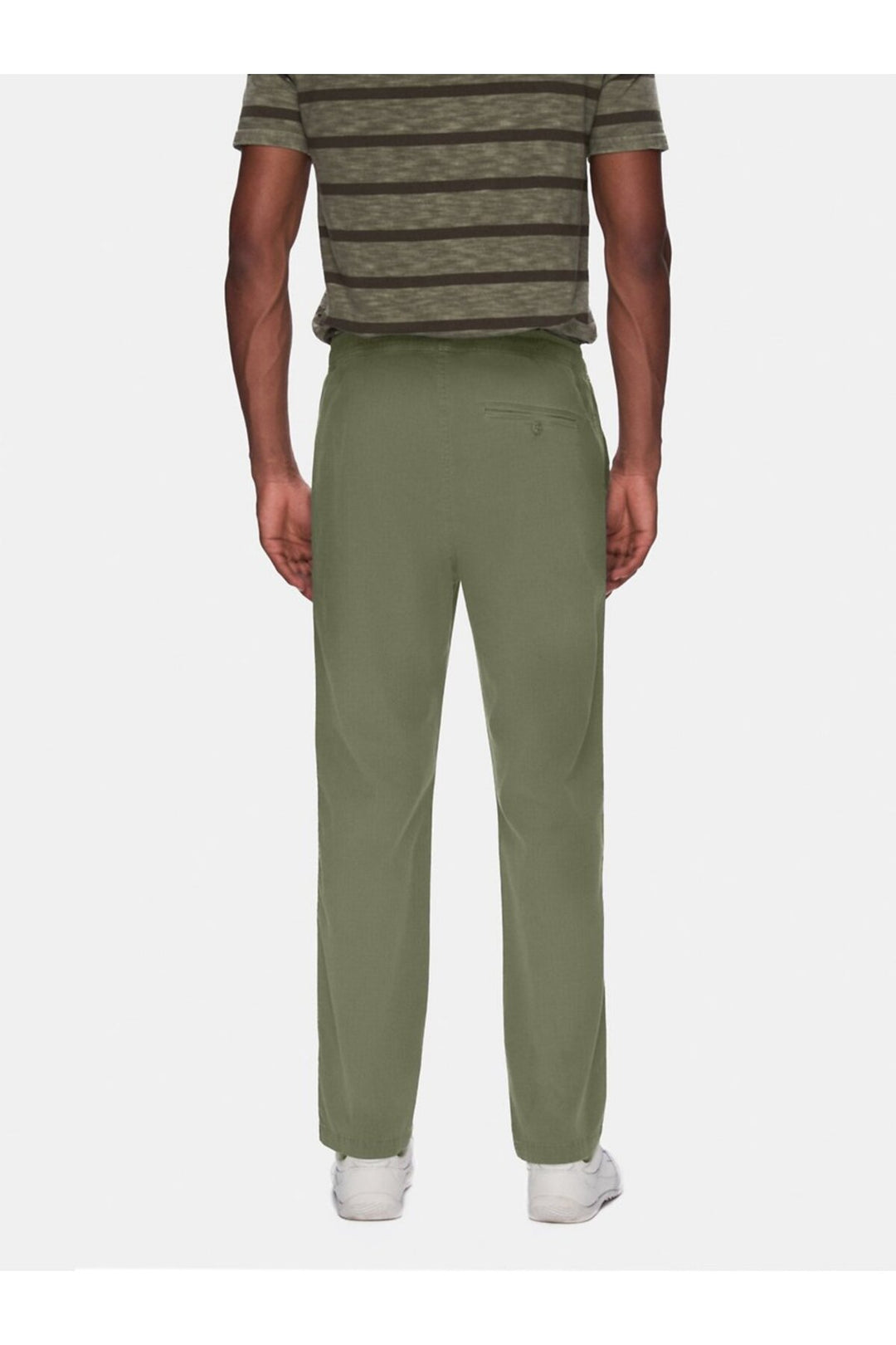 LTB Pantalon vert gabardine jambes droites