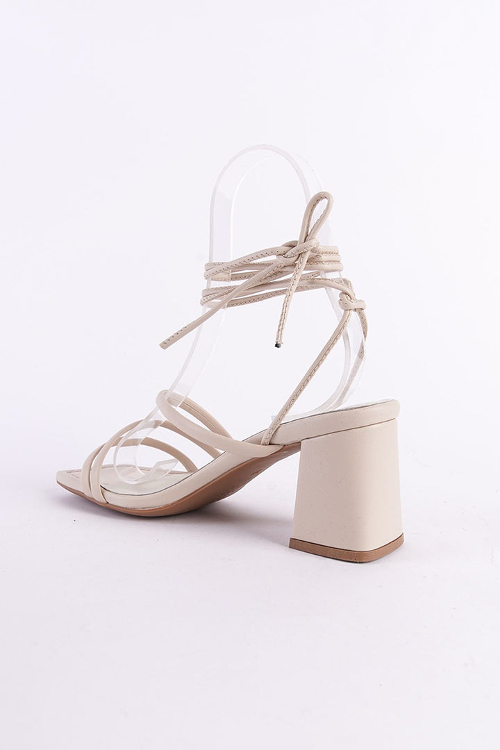 Wavelys Sandales ou tongs à lacets amovibles, doublure en cuir véritable, sandales pour femmes - Chair