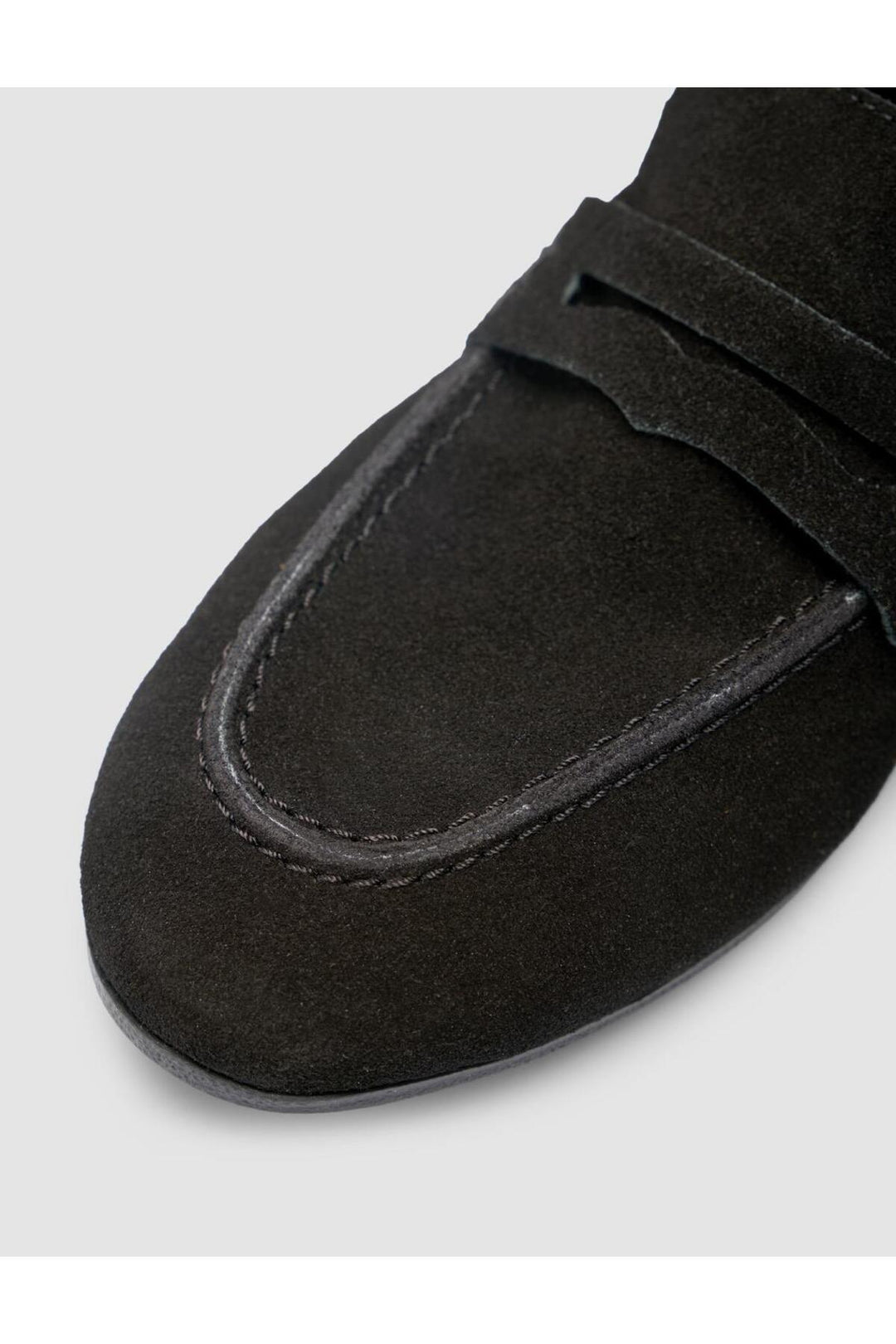 Cabani Shoes %100 Cuir véritable Suède Noir Mocassins Femme - Noir
