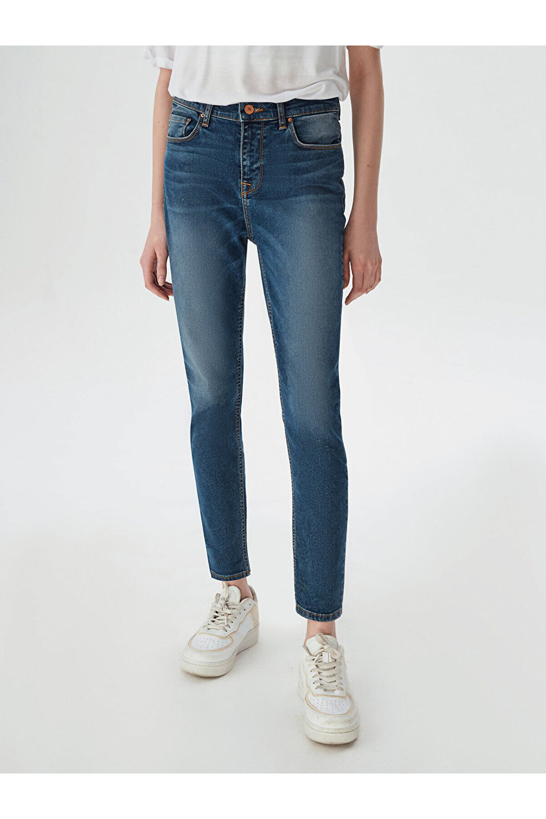LTB Tanya X Mıd Rıse Skinny Pantalon - Bleu_