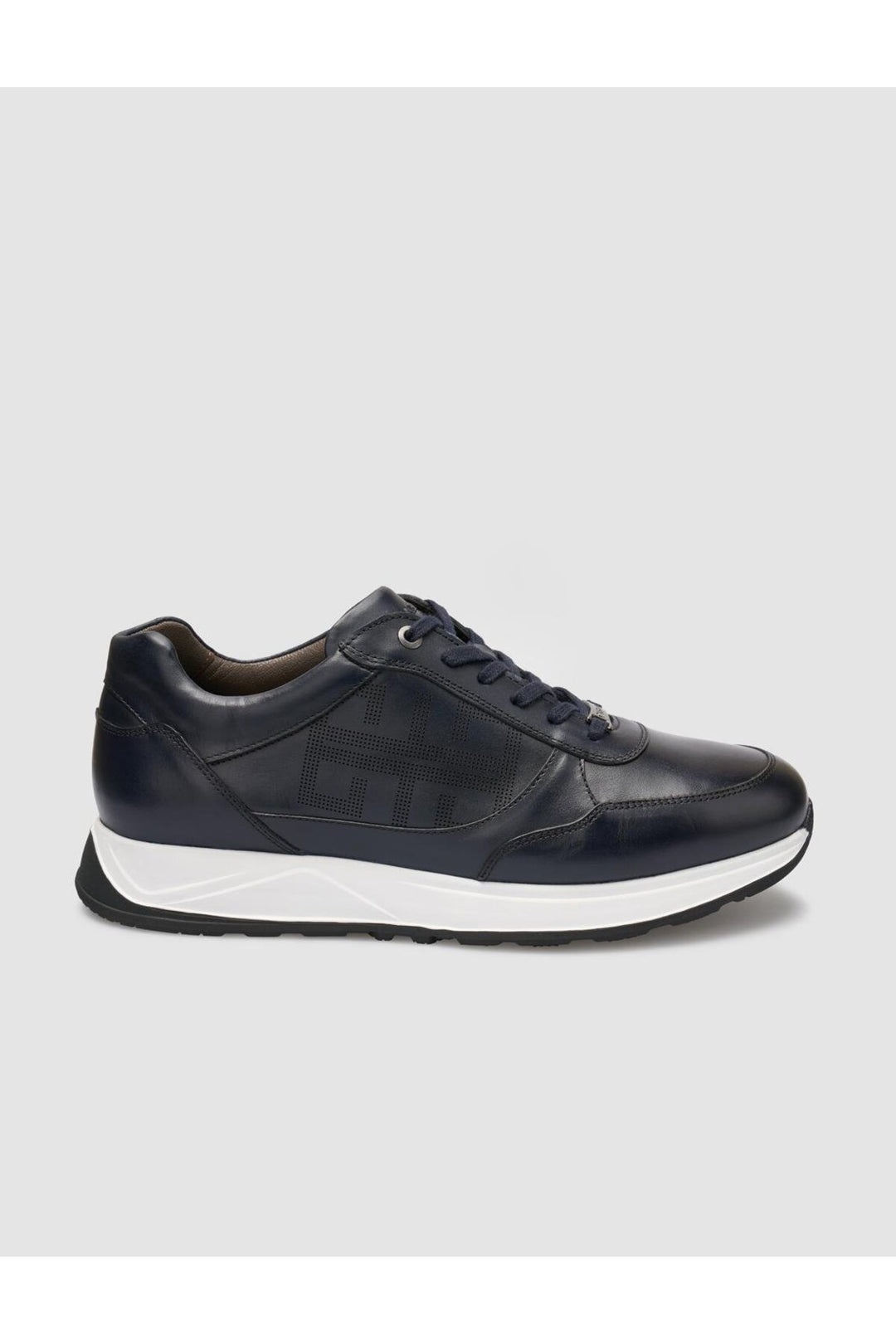 Cabani Shoes Seranar %100 Cuir Véritable Bleu marine Chaussures de Sport pour Hommes - Bleu marine