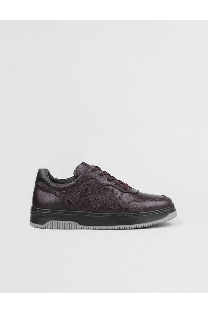 Cabani Shoes Berlin Chaussures de sport en cuir véritable marron pour homme avec lacets - Marron